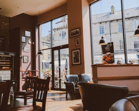 Leather Chairs in Restaurant