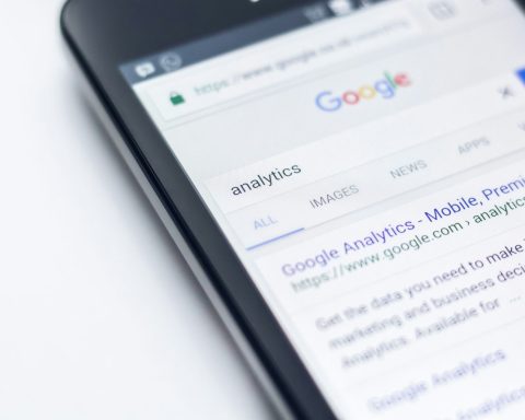 smartphone showing Google site