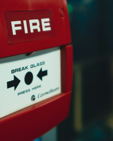 a close up of a red fire hydrant