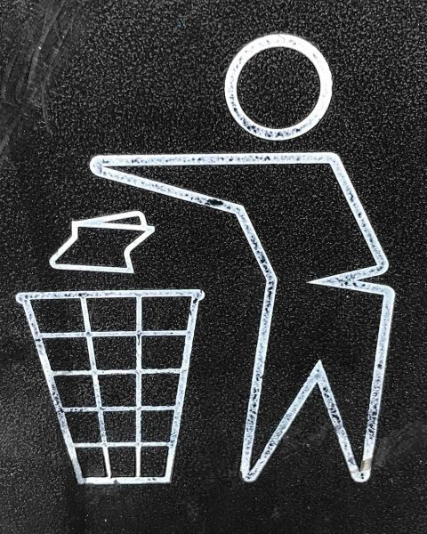 litter signage